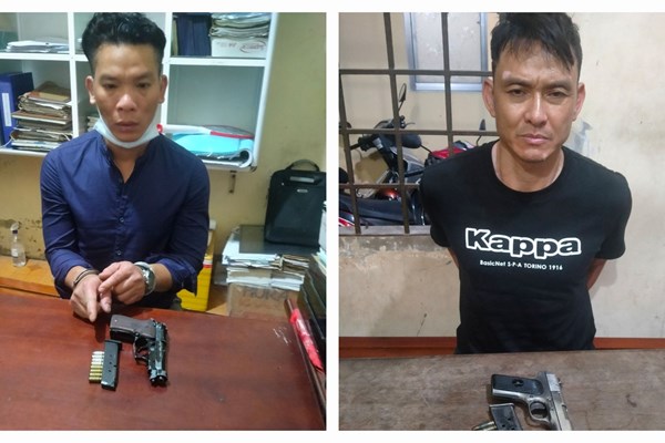 Kiên Giang khen thưởng vụ án bắt nhanh 2 đối tượng tàng trữ trái phép súng quân dụng - Anh 1