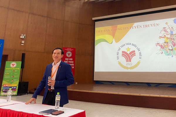 Tập huấn cho các tình nguyện viên phục vụ Đại hội Thể thao toàn quốc lần thứ IX - Anh 3