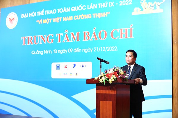 Khai trương Trung tâm báo chí Đại hội Thể thao toàn quốc lần thứ IX - Anh 5