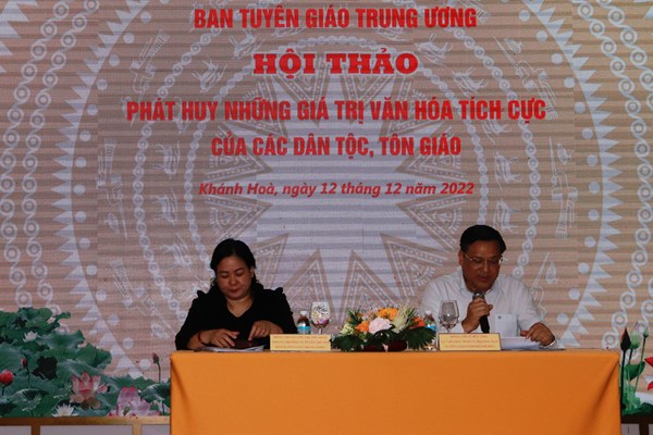 Khánh Hòa: Phát huy giá trị văn hóa tích cực của các dân tộc, tôn giáo - Anh 2