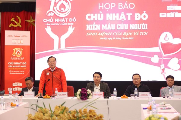 Khởi động chuỗi ngày hội hiến máu tình nguyện “Chủ nhật Đỏ” năm 2023 - Anh 1