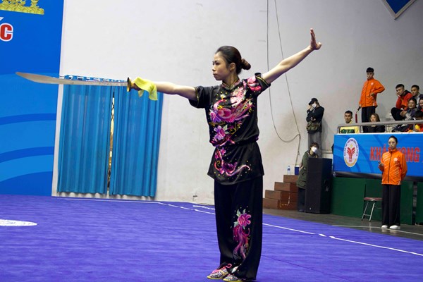 Hà Nội giành thêm 3 HCV trong ngày thi đấu thứ hai của môn Wushu - Anh 1