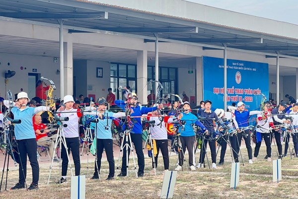 Hà Nội nhất toàn đoàn môn bắn cung - Anh 1