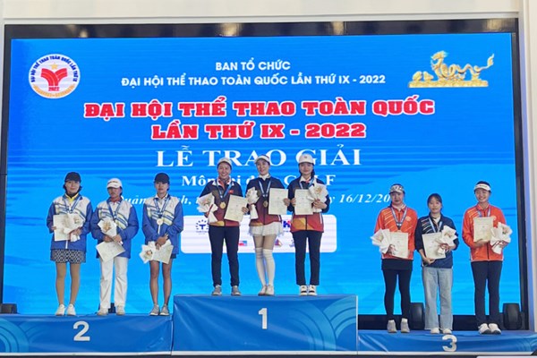 Môn Golf: 3 đơn vị giành HCV - Anh 1