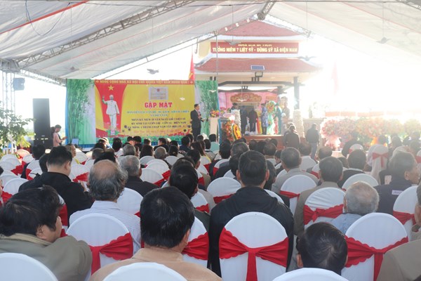 Tưởng niệm 50 năm ngày hy sinh của 7 liệt sĩ Điện Nam - Anh 1
