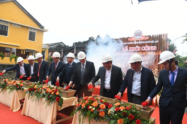 Quảng Nam: Chính thức khởi công tu bổ Di tích Chùa Cầu - Anh 5