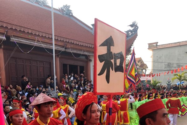 Lễ hội kéo chữ truyền thống tại làng Phụng Công, tỉnh Thái Bình - Anh 5