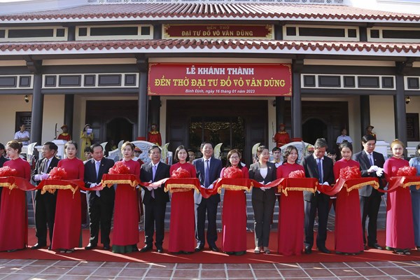 Khánh thành đền thờ Đại tư đồ Võ Văn Dũng - Anh 1