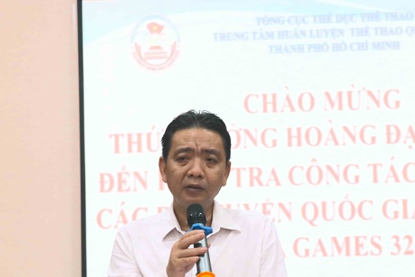 Tạo điều kiện tốt nhất cho các HLV, VĐV tập luyện để tham dự SEA Games 32 - Anh 2