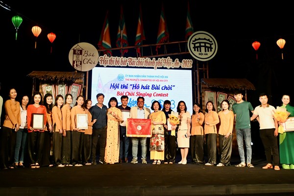 Hội An tôn vinh nghệ nhân, nghệ sĩ bài chòi - Anh 4