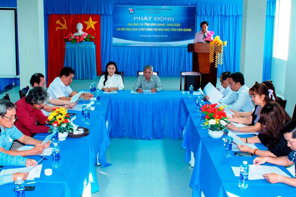 Kiên Giang phát động Giải báo chí năm 2023 - Anh 1