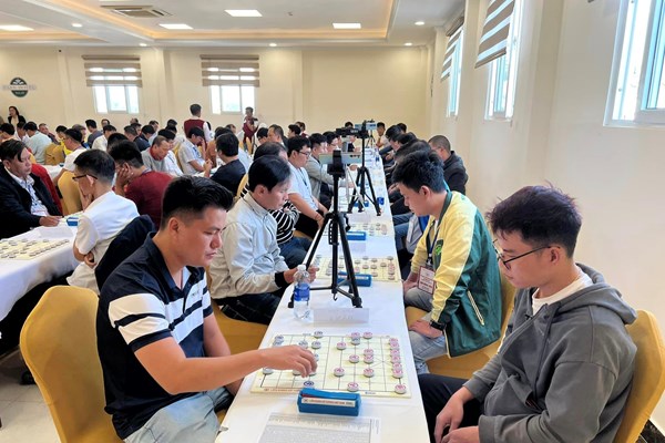Hơn 100 kỳ thủ tham dự Giải cờ tướng vô địch quốc gia 2023 - Anh 1