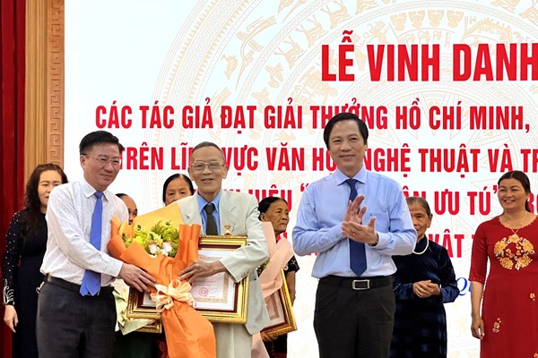 Quảng Trị: Vinh danh các tác giả đoạt Giải thưởng Hồ Chí Minh, Giải thưởng Nhà nước - Anh 2