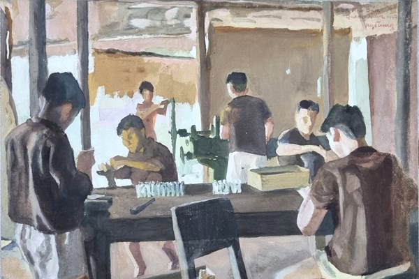 Nhìn lại một thời những họa sĩ rũ bỏ phồn hoa, khoác ba lô ra trận - Anh 3