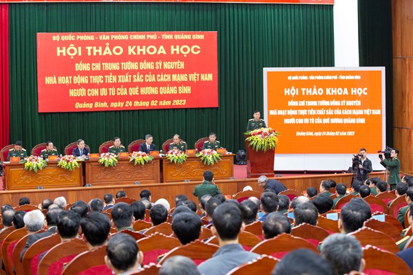 Trung tướng Đồng Sỹ Nguyên – Người con ưu tú của quê hương Quảng Bình - Anh 1