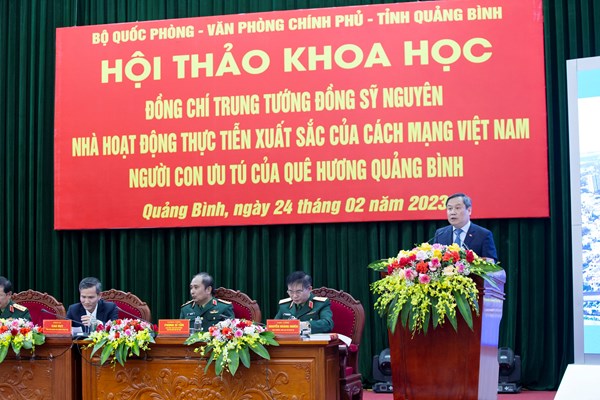 Trung tướng Đồng Sỹ Nguyên – Người con ưu tú của quê hương Quảng Bình - Anh 3