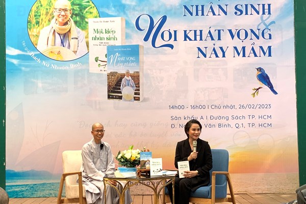 Giao lưu và ra mắt sách Một kiếp nhân sinh và Nơi khát vọng nảy mầm - Anh 2