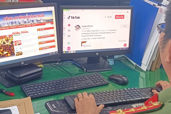 Xúc phạm lực lượng Cảnh sát cơ động, tài khoản TikTok “V.P” bị phạt 5 triệu đồng - Anh 1