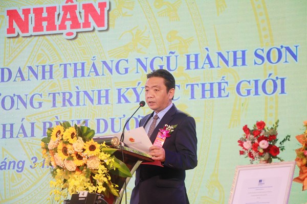 Lễ đón nhận Bằng công nhận Ma nhai tại Danh thắng Ngũ Hành Sơn là Di sản tư liệu - Anh 2
