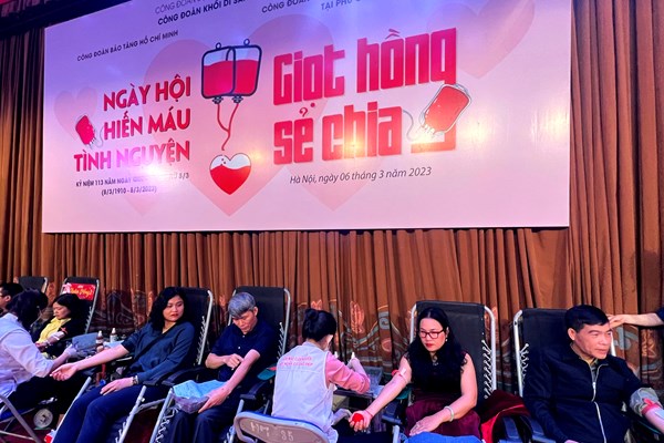 Công đoàn Khối di sản Văn hoá cơ sở hiến máu tình nguyện - Anh 4