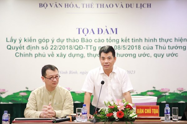 Hương ước, quy ước phải xuất phát từ nhu cầu thực tiễn của cộng đồng - Anh 1