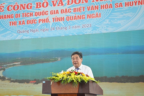 Quảng Ngãi: Đón nhận Bằng xếp hạng Di tích quốc gia đặc biệt Văn hoá Sa Huỳnh - Anh 6