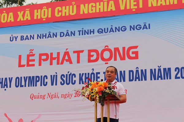 Quảng Ngãi: Gần 1.300 người tham gia Ngày chạy Olympic vì sức khỏe toàn dân - Anh 2