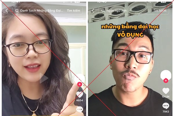 Tràn lan clip “tư vấn” hướng nghiệp lệch lạc trên TikTok - Anh 1