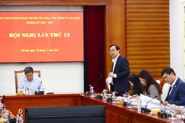 Đảng uỷ Bộ VHTTDL đã hoàn thành khối lượng lớn công việc trong quý I năm 2023 - Anh 4