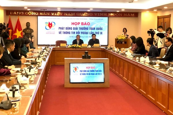 Phát động Giải thưởng toàn quốc về thông tin đối ngoại lần thứ IX - Anh 1