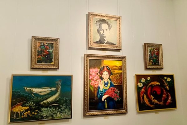 “Hội họa, tâm linh, tôn giáo và phong thủy” của họa sĩ Lê Quang - Anh 1
