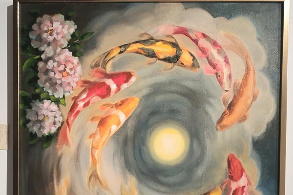 “Hội họa, tâm linh, tôn giáo và phong thủy” của họa sĩ Lê Quang - Anh 4