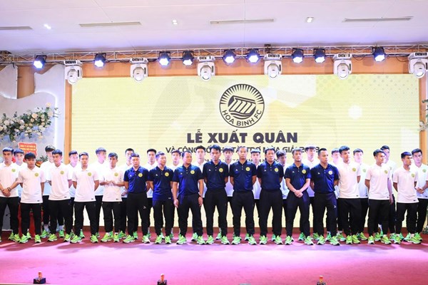 CLB Hòa Bình xuất quân mùa giải 2023 - Anh 2