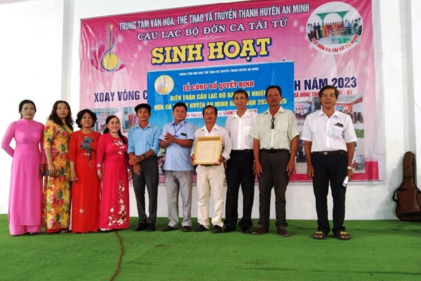 Giữ gìn, lan tỏa nghệ thuật Đờn ca tài tử ở An Minh - Anh 1