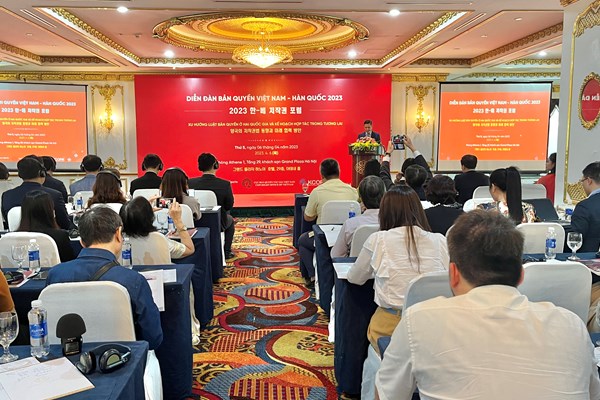 Diễn đàn Bản quyền Việt Nam - Hàn Quốc 2023: Hoàn thiện pháp lý song hành với phát triển công nghệ - Anh 1