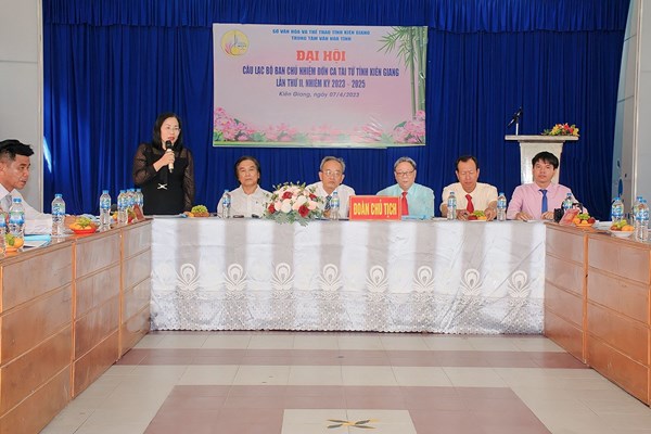 Kiên Giang đại hội lần thứ II CLB Ban Chủ nhiệm Đờn ca tài tử - Anh 3