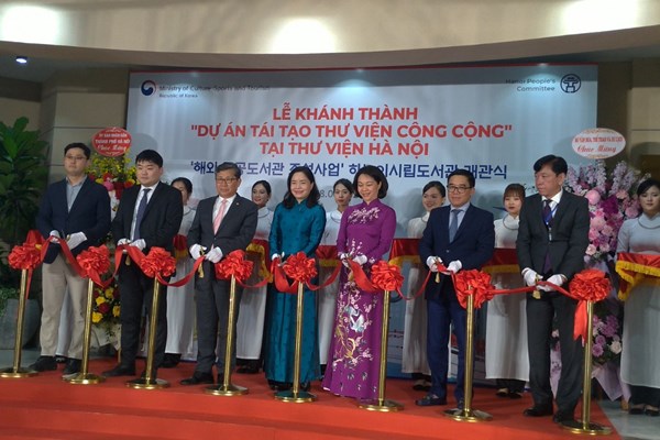 Khánh thành giai đoạn II dự án Tái tạo thư viện công cộng tại Thư viện Hà Nội - Anh 2