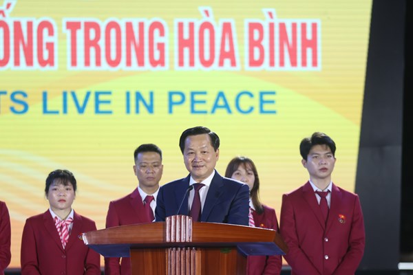 Lễ xuất quân Đoàn Thể thao Việt Nam dự SEA Games 32: Thể thao Việt Nam đã sẵn sàng! - Anh 7