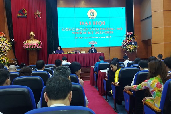 Đại hội Công đoàn Văn phòng Bộ VHTTDL nhiệm kỳ 2023 – 2028 - Anh 2
