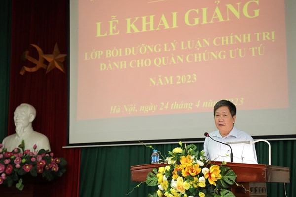 Đảng uỷ Bộ VHTTDL khai giảng lớp Bồi dưỡng nhận thức về Đảng - Anh 1