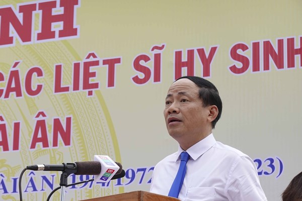 Bình Định: Khánh thành Bia di tích và mộ tập thể các liệt sĩ hy sinh tại đồi Xuân Sơn - Anh 2