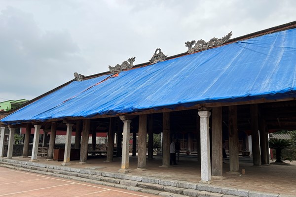 Hồi âm bài Ngôi đình cổ nhất xứ Thanh có nguy cơ đổ sập: Khẩn trương lập phương án chi tiết bảo quản, tu bổ - Anh 1