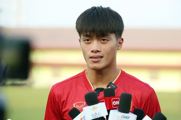 U22 Việt Nam sẵn sàng cho trận đấu với U22 Singapore - Anh 2