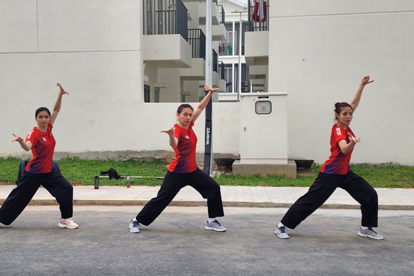 Buổi sáng tại Làng VĐV SEA Games 32 - Anh 4