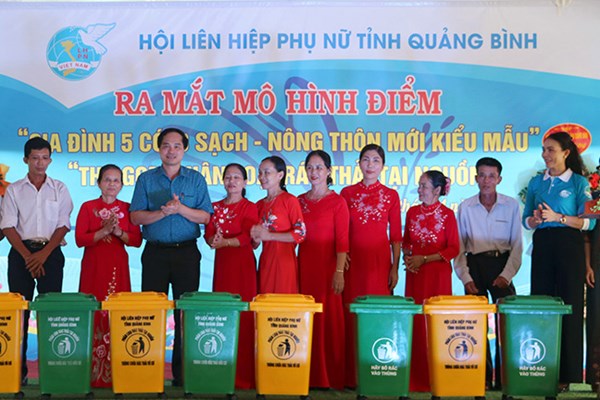 Quảng Bình triển khai mô hình “Gia đình 5 có, 3 sạch - Nông thôn mới kiểu mẫu” - Anh 2