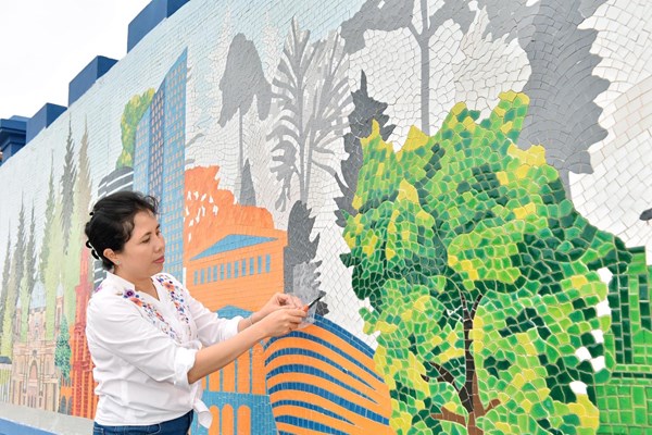 Khánh thành tranh gốm Tình hữu nghị Việt- Đức - Anh 3