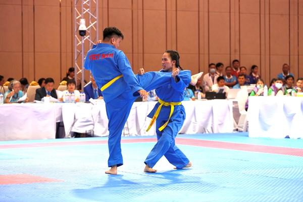 Vovinam Việt Nam đoạt HCV thứ tư tại SEA Games 32 - Anh 1