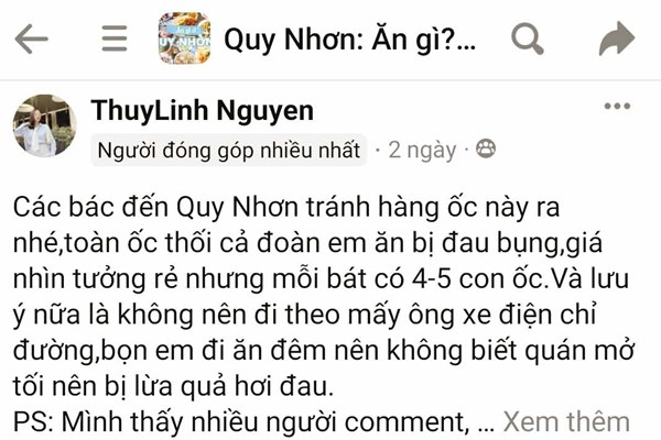 Bình Định: Không có chuyện quán ốc bán ‘giá trên trời’ cho khách - Anh 1