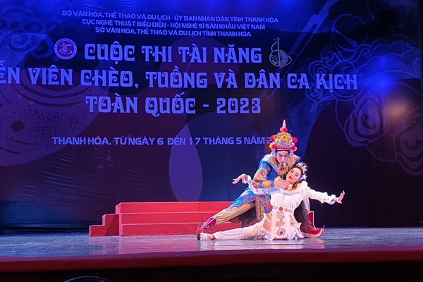 Bế mạc Cuộc thi Tài năng diễn viên Tuồng và Dân ca kịch toàn quốc 2023: Khẳng định giá trị của nghệ thuật sân khấu truyền thống - Anh 2