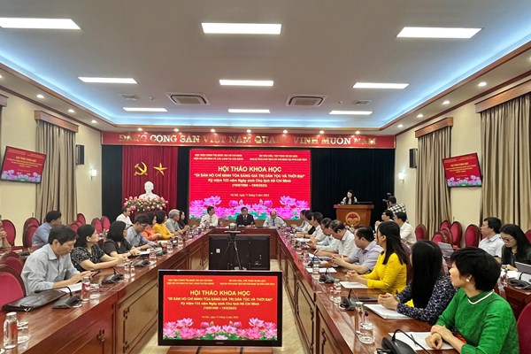 “Di sản Hồ Chí Minh tỏa sáng giá trị dân tộc và thời đại” - Anh 1